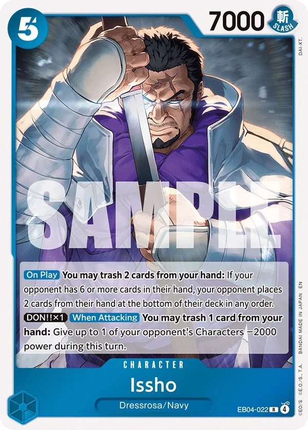 Issho, One Piece Promotion Cards EB04-022
