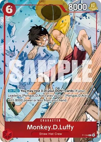 Monkey.D.Luffy, One Piece Promotion Cards P-154