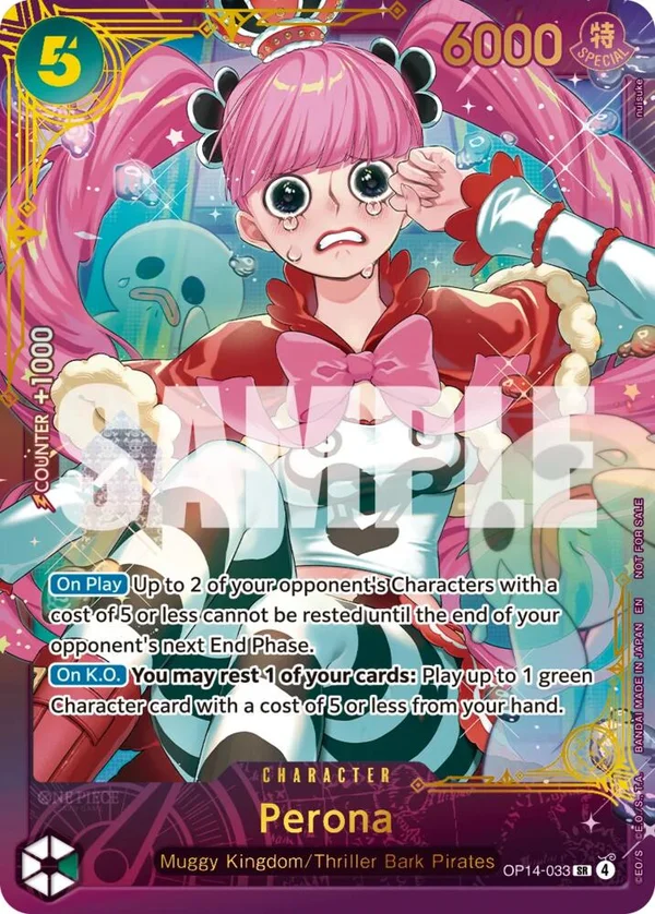 Perona, One Piece Promotion Cards OP14-033