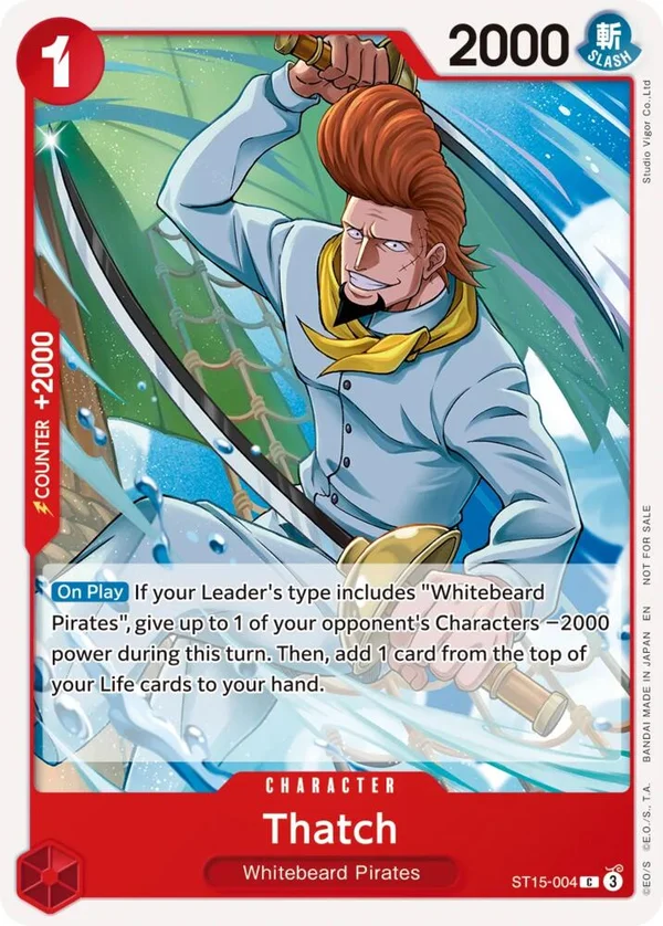 Thatch, One Piece Promotion Cards ST15-004