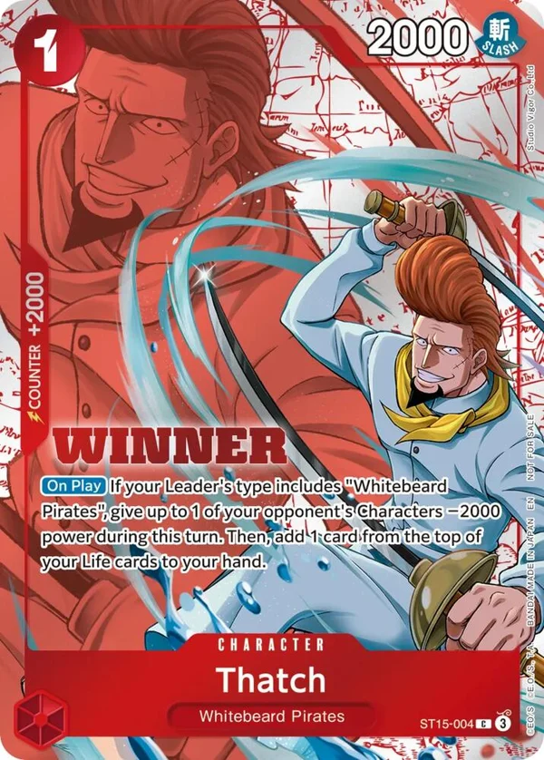 Thatch, One Piece Promotion Cards ST15-004