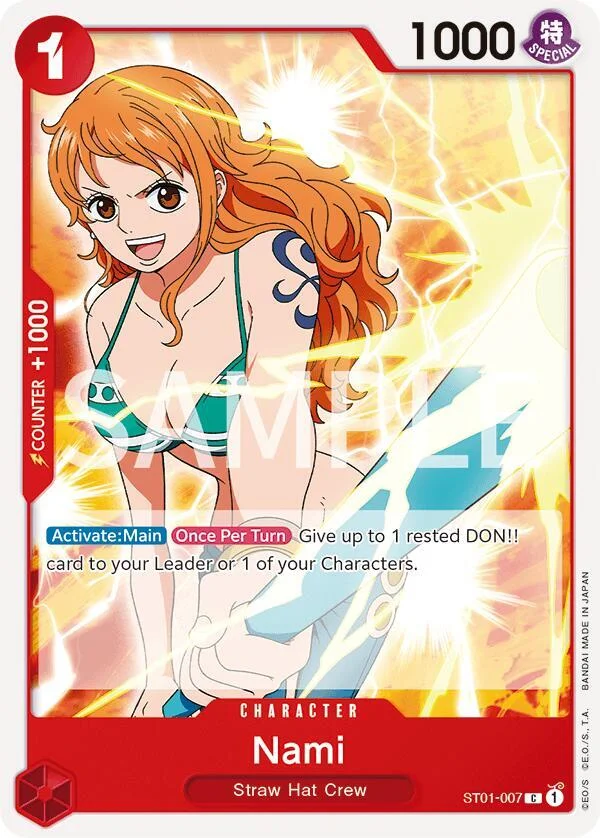 Nami, Revision Pack Cards ST01-007