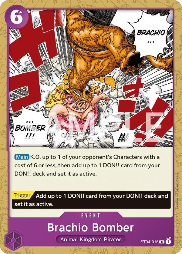 Brachio Bomber, Revision Pack Cards ST04-015