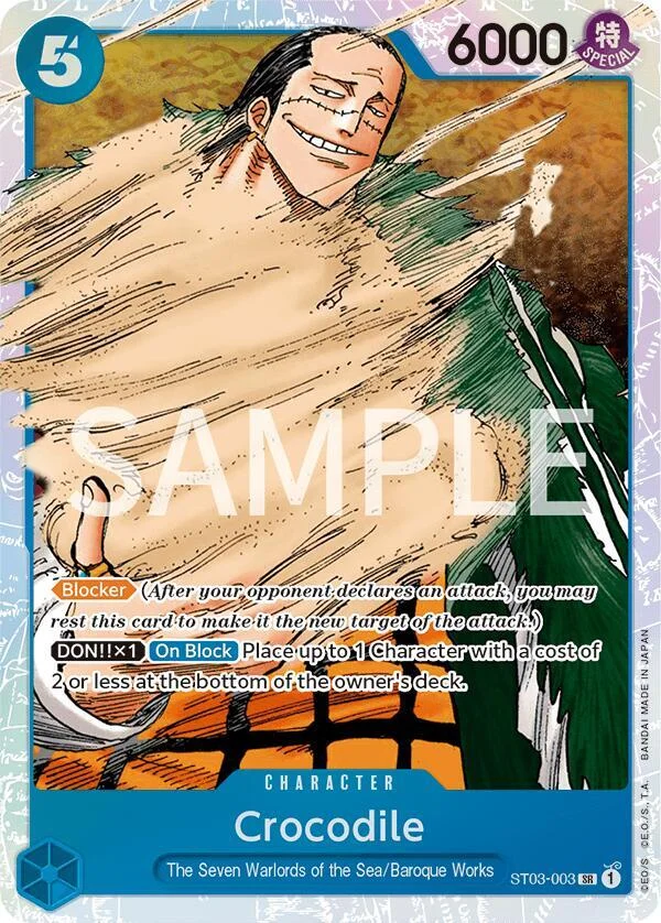 Crocodile, Revision Pack Cards ST03-003