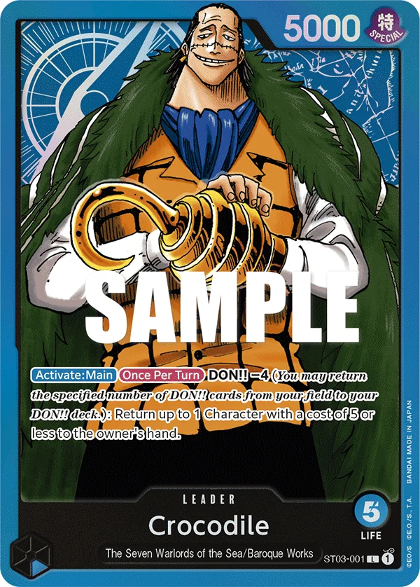Crocodile, Revision Pack Cards ST03-001