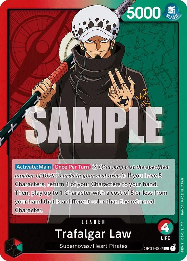 Trafalgar Law, Romance Dawn OP01-002