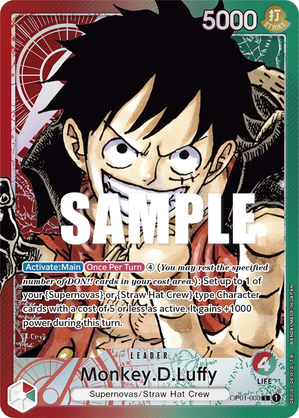 Monkey.D.Luffy, Romance Dawn OP01-003