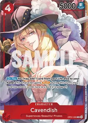 Cavendish, Romance Dawn OP01-008