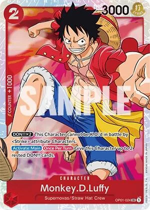 Monkey.D.Luffy, Romance Dawn OP01-024