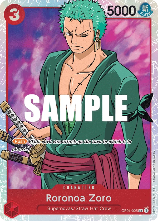 Roronoa Zoro, Romance Dawn OP01-025
