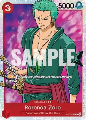 Roronoa Zoro, Romance Dawn OP01-025
