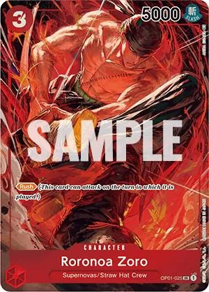Roronoa Zoro, Romance Dawn OP01-025