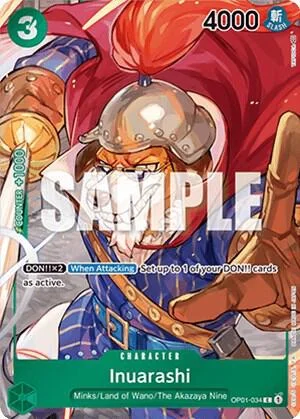 Inuarashi, Romance Dawn OP01-034