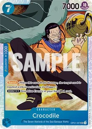 Crocodile, Romance Dawn OP01-067