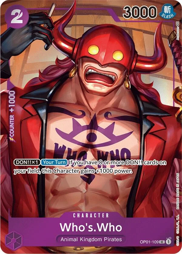 Who's.Who, Romance Dawn OP01-109