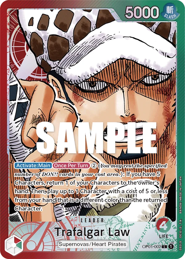 Trafalgar Law, Romance Dawn OP01-002