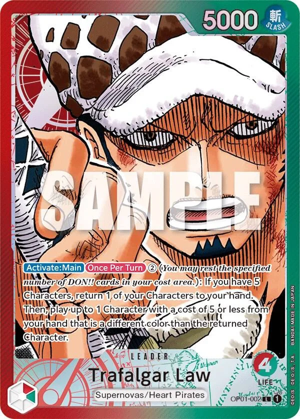 Trafalgar Law, Romance Dawn OP01-002