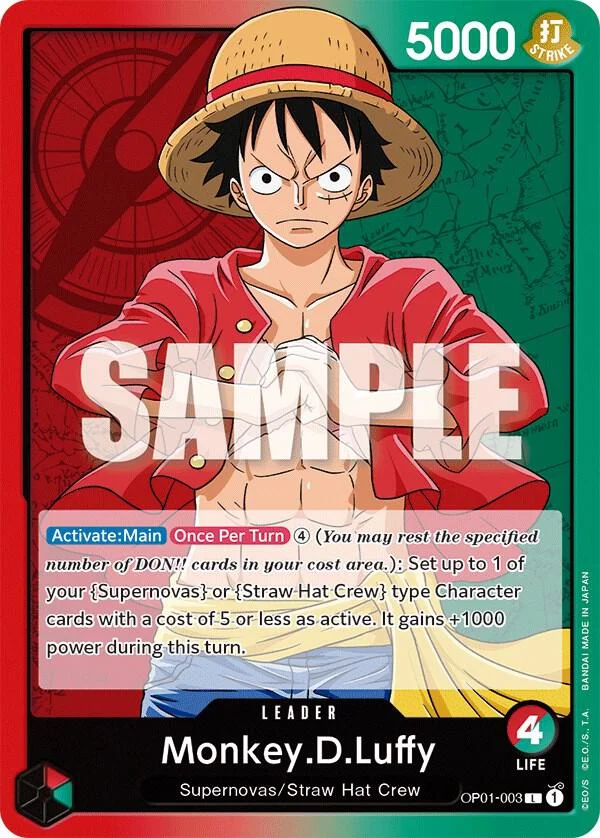 Monkey.D.Luffy, Romance Dawn OP01-003