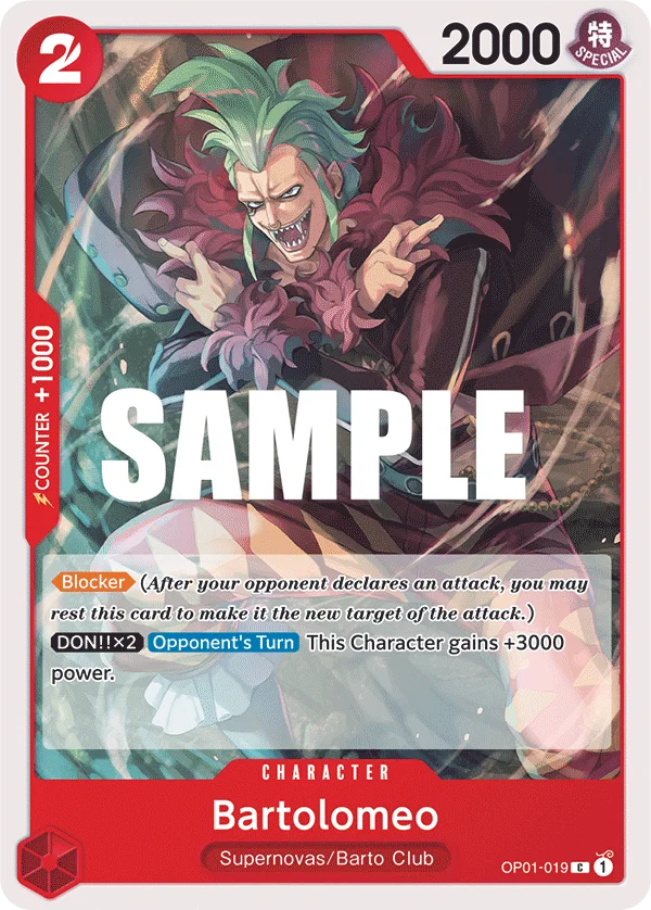 Bartolomeo, Romance Dawn OP01-019