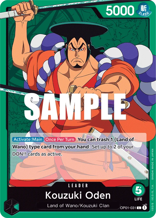 Kouzuki Oden, Romance Dawn OP01-031