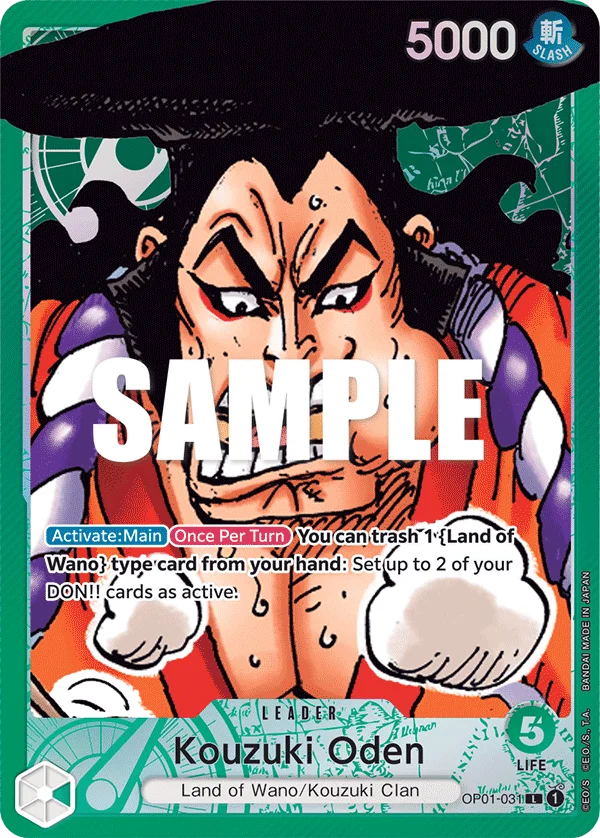 Kouzuki Oden, Romance Dawn OP01-031