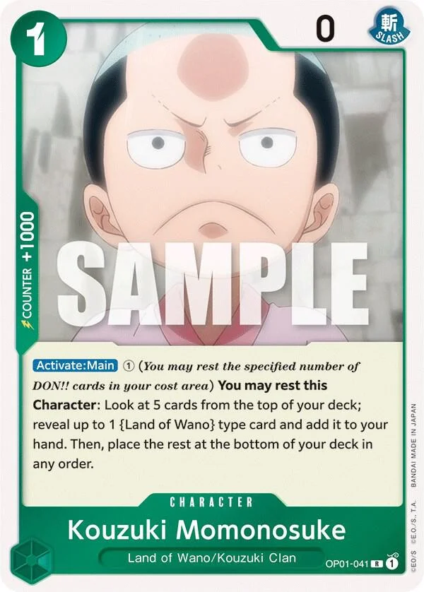 Kouzuki Momonosuke, Romance Dawn OP01-041