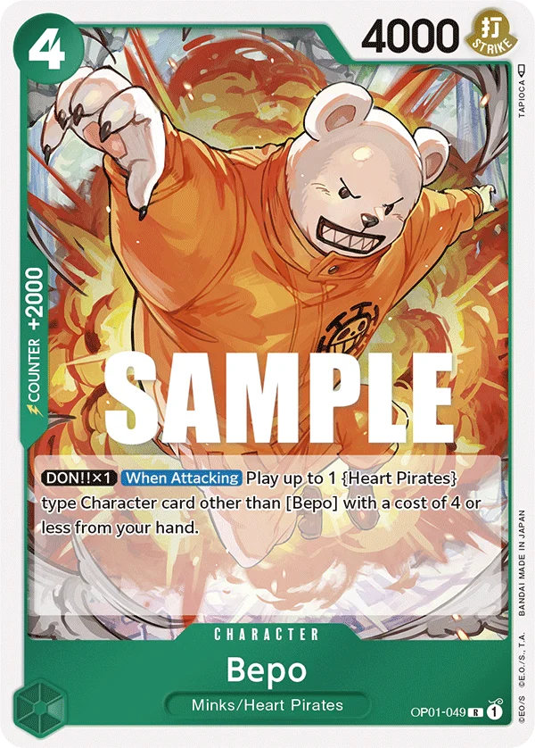 Bepo, Romance Dawn OP01-049