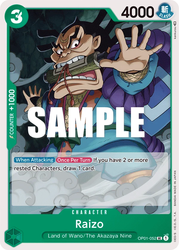 Raizo, Romance Dawn OP01-052