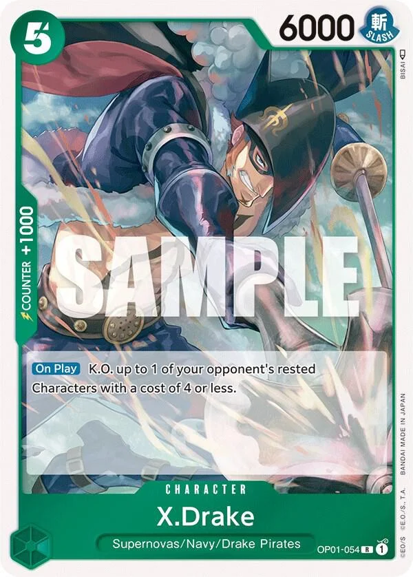 X.Drake, Romance Dawn OP01-054