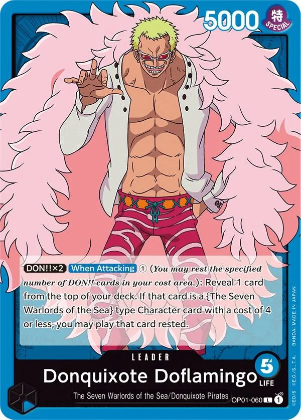 Donquixote Doflamingo, Romance Dawn OP01-060