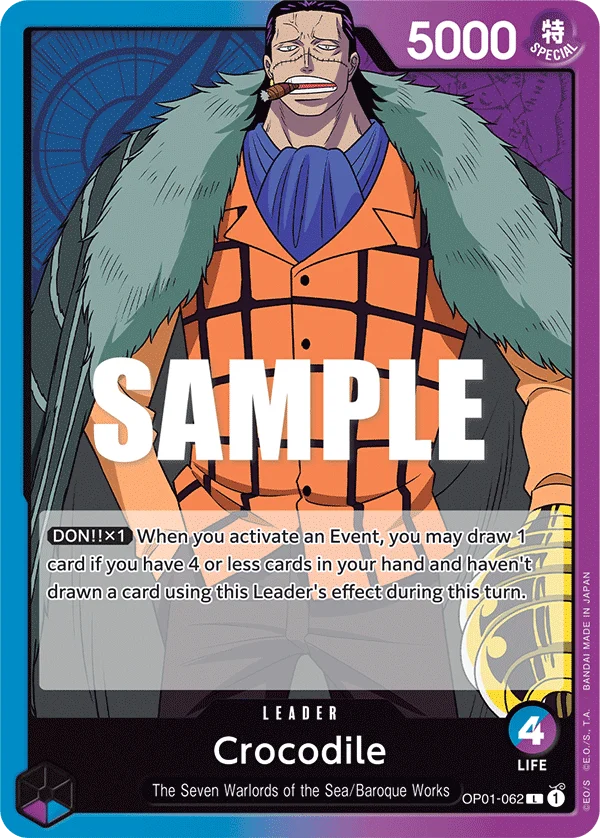 Crocodile, Romance Dawn OP01-062