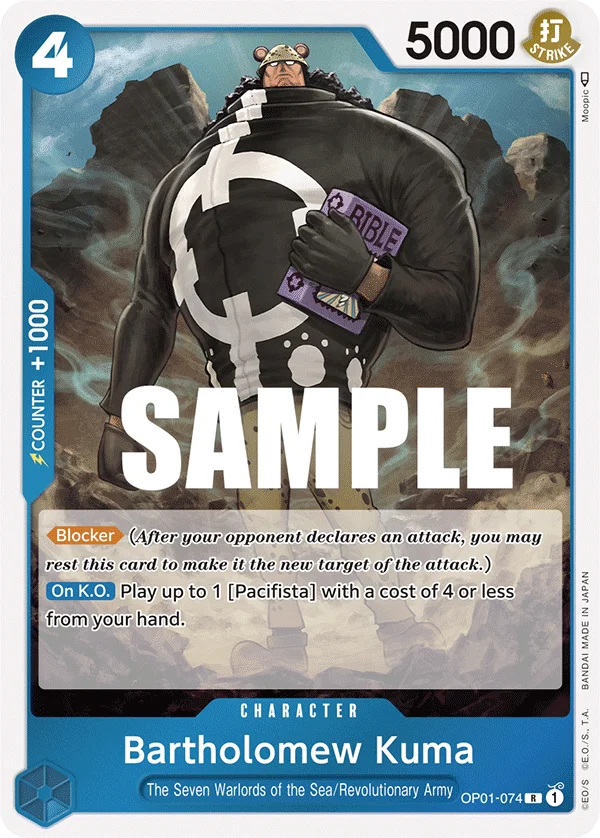 Bartholomew Kuma, Romance Dawn OP01-074