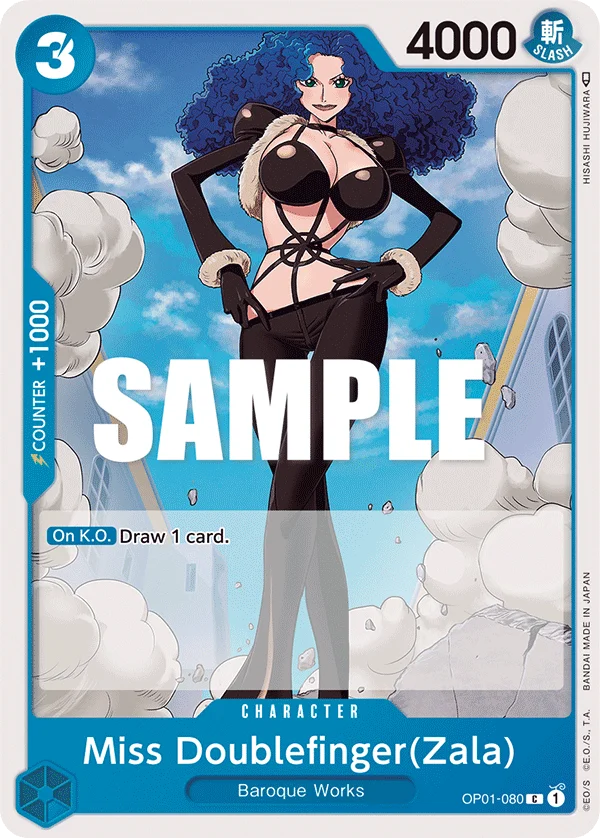 Miss Doublefinger(Zala), Romance Dawn OP01-080