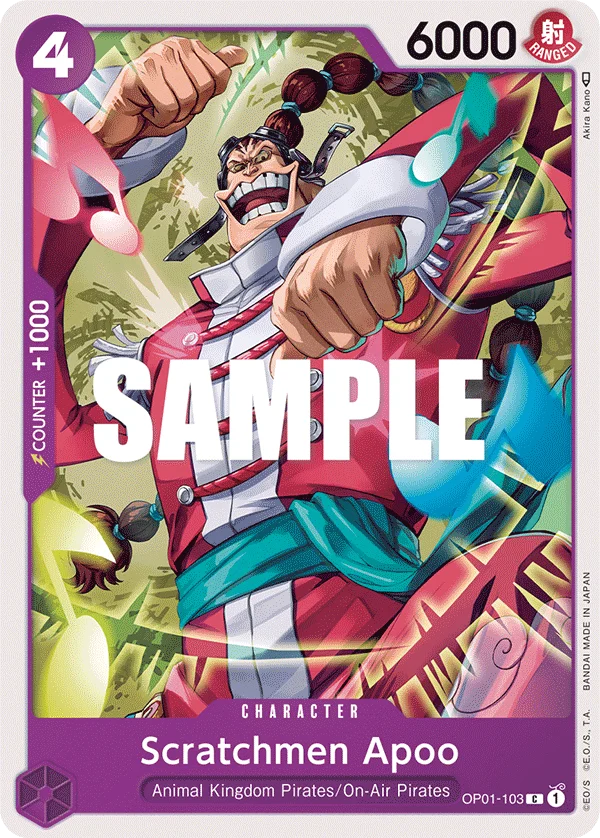 Scratchmen Apoo, Romance Dawn OP01-103
