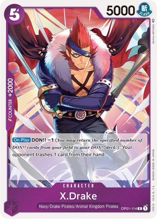X.Drake, Romance Dawn OP01-114