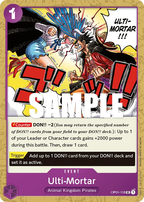 Ulti-Mortar, Romance Dawn OP01-118