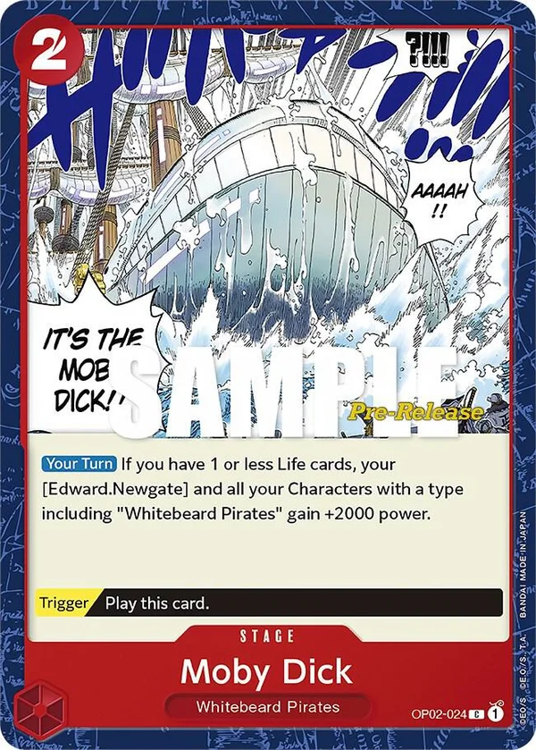 Moby Dick, Paramount War Pre-Release Cards OP02-024