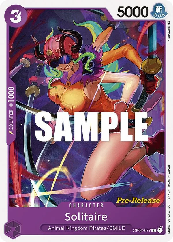 Solitaire, Paramount War Pre-Release Cards OP02-077