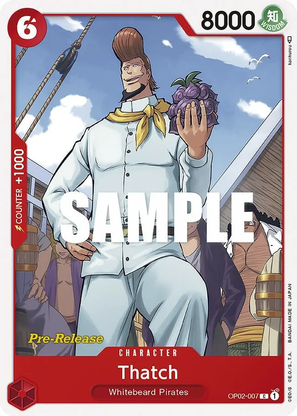Thatch, Paramount War Pre-Release Cards OP02-007