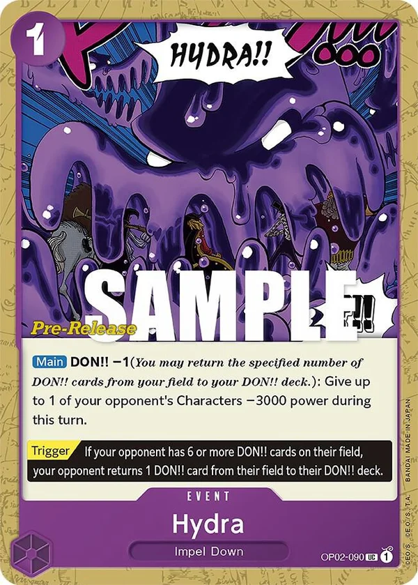 Hydra, Paramount War Pre-Release Cards OP02-090