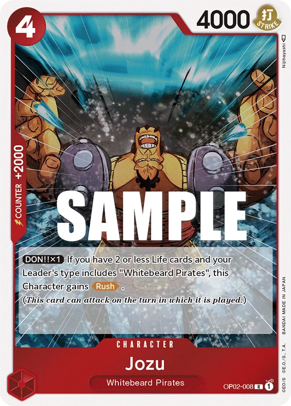 Jozu, Paramount War OP02-008