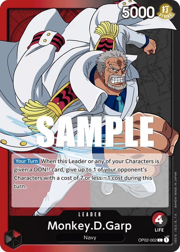 Monkey.D.Garp, Paramount War OP02-002
