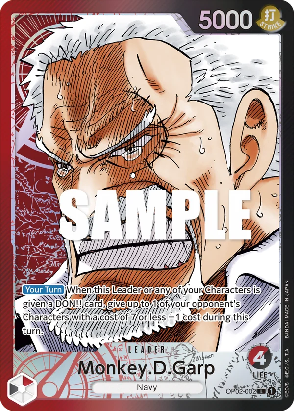 Monkey.D.Garp, Paramount War OP02-002
