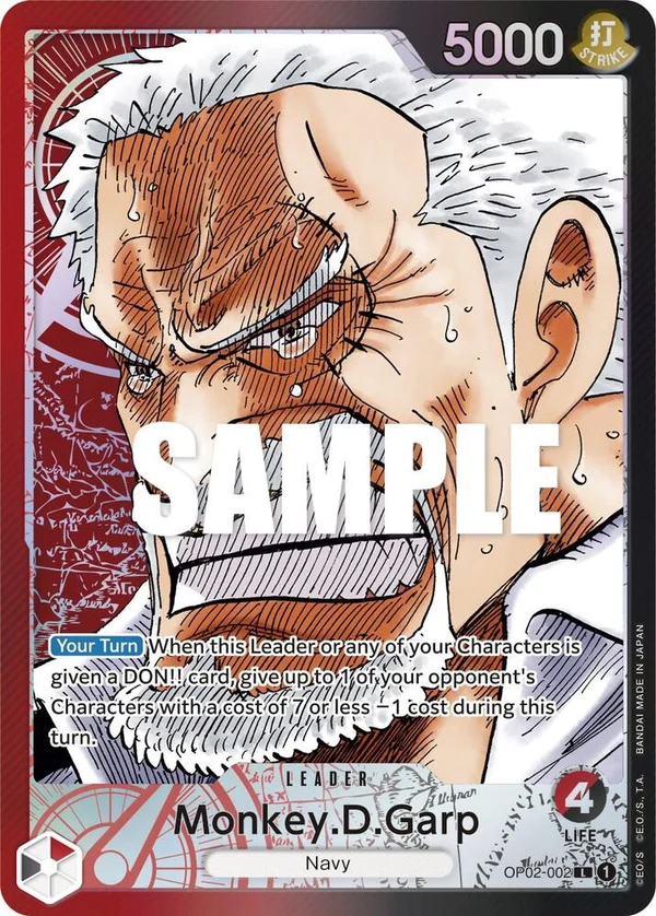 Monkey.D.Garp, Paramount War OP02-002