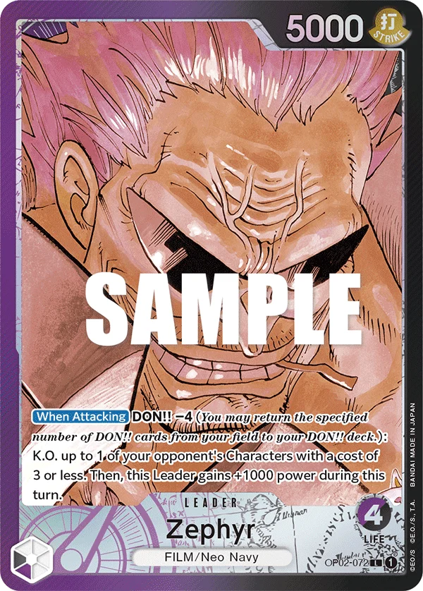 Zephyr, Paramount War OP02-072