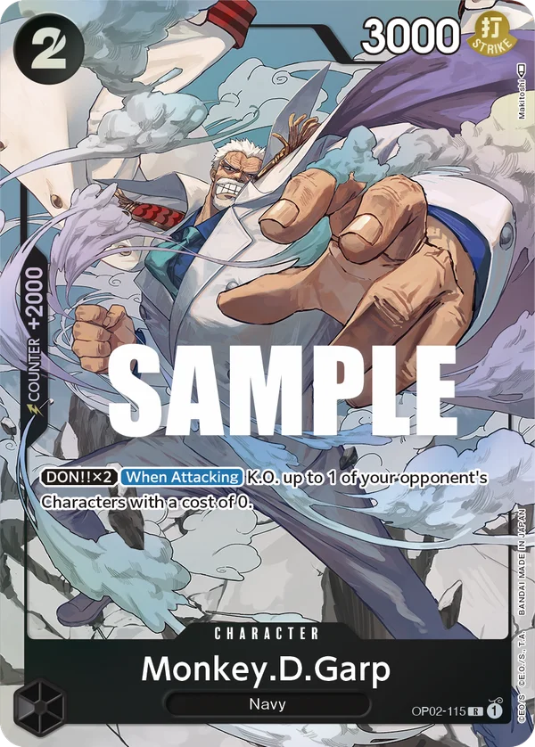 Monkey.D.Garp, Paramount War OP02-115