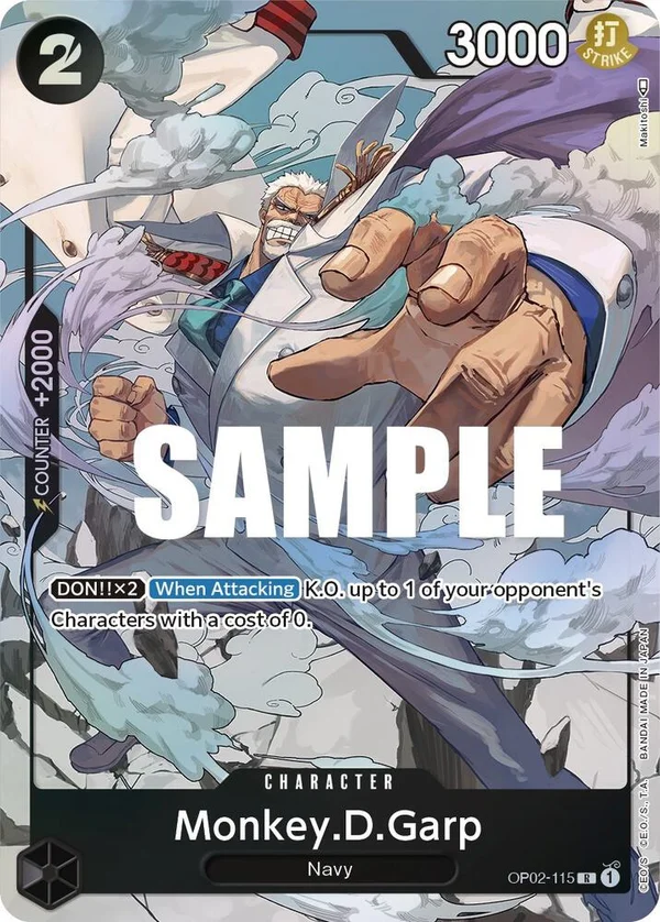 Monkey.D.Garp, Paramount War OP02-115