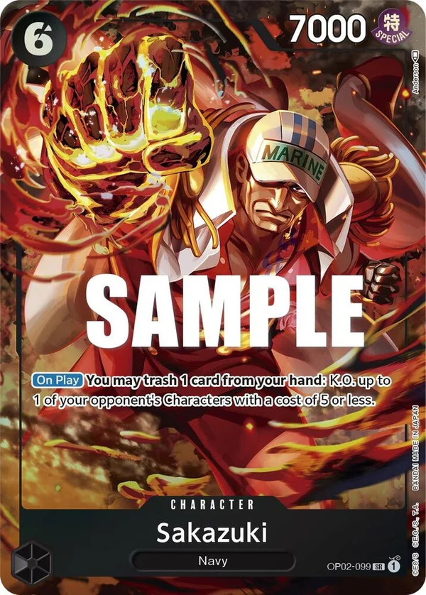 Sakazuki, Paramount War OP02-099