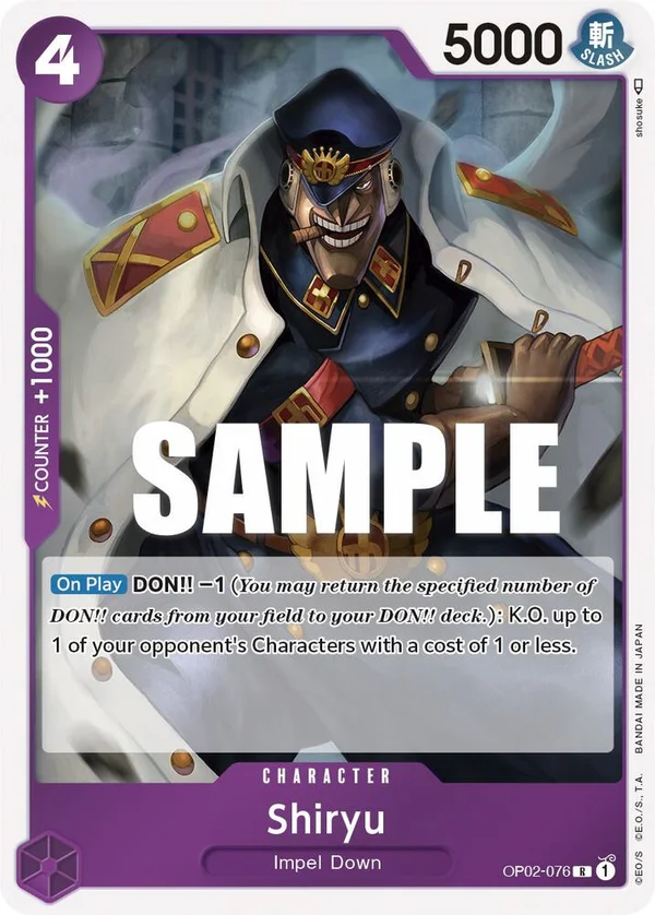 Shiryu, Paramount War OP02-076