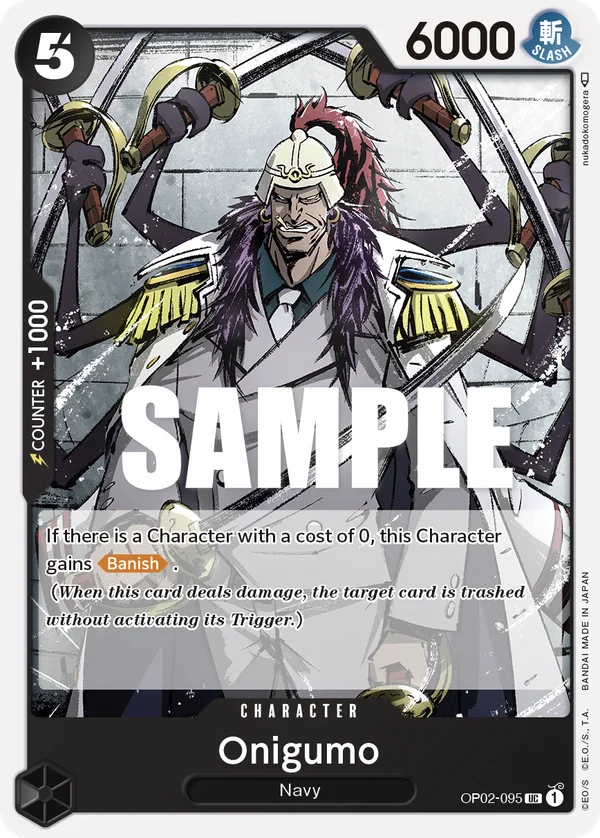 Onigumo, Paramount War OP02-095